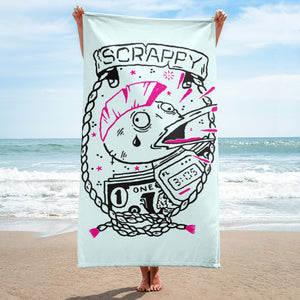 Scrappy Beach Towel